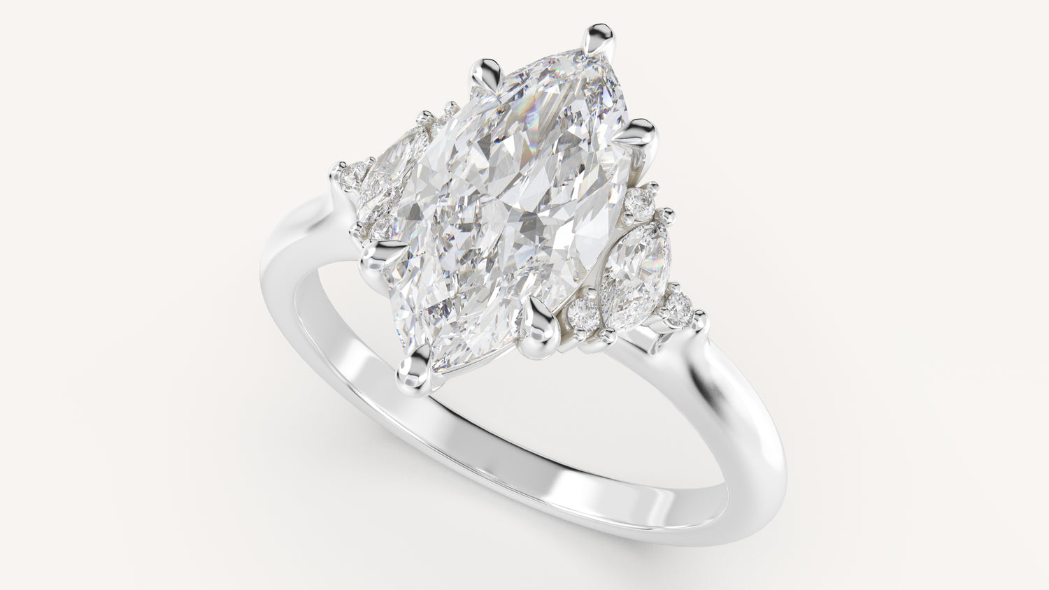 The Maren Ring | Marquise | Setting Only