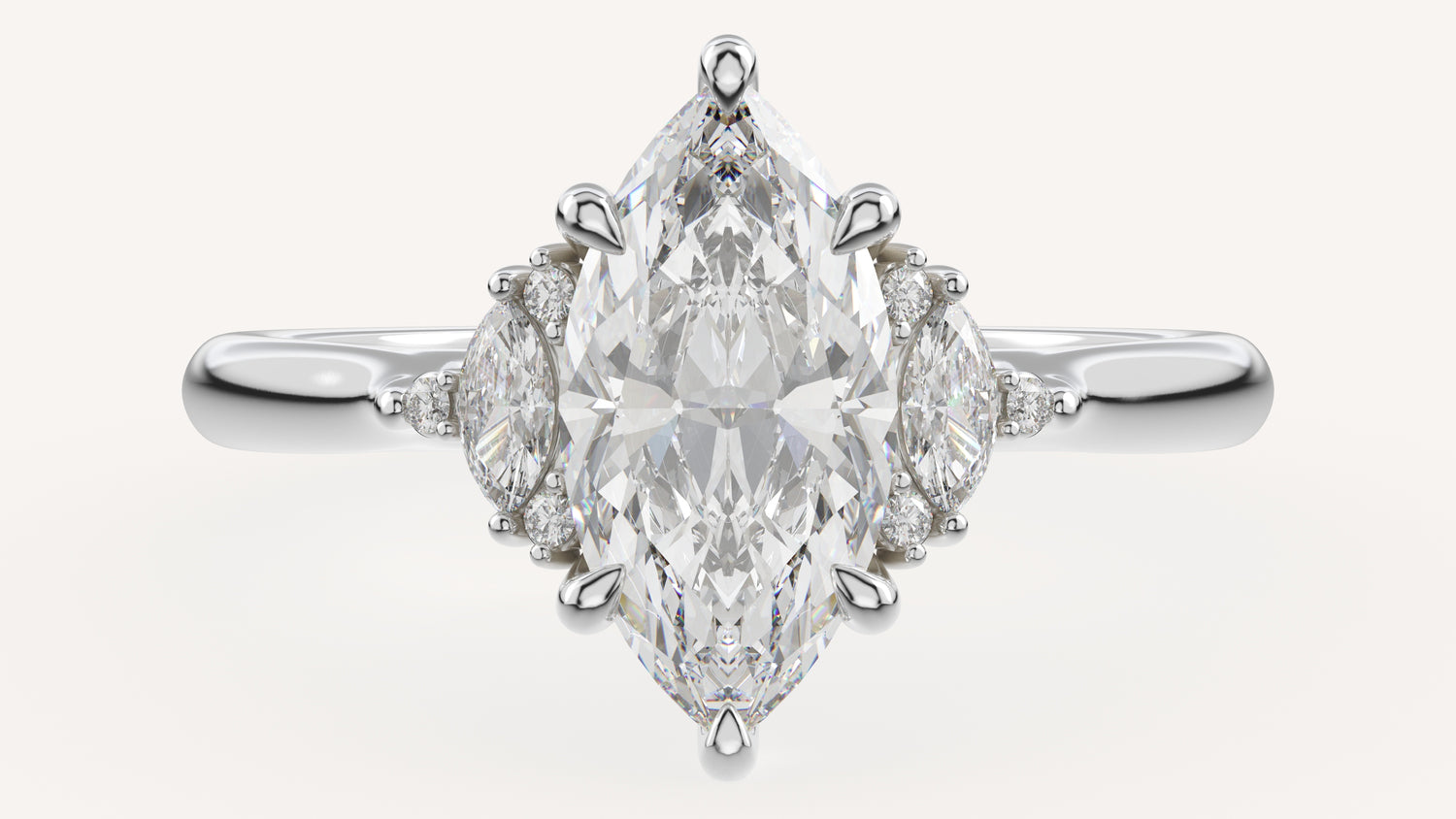 The Maren Ring | Marquise | Setting Only