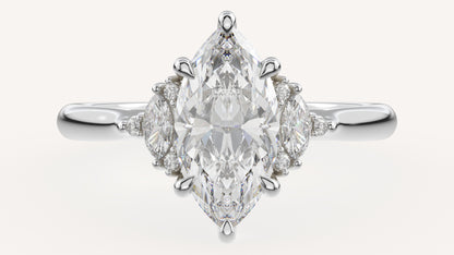 The Maren Ring | Marquise | Setting Only