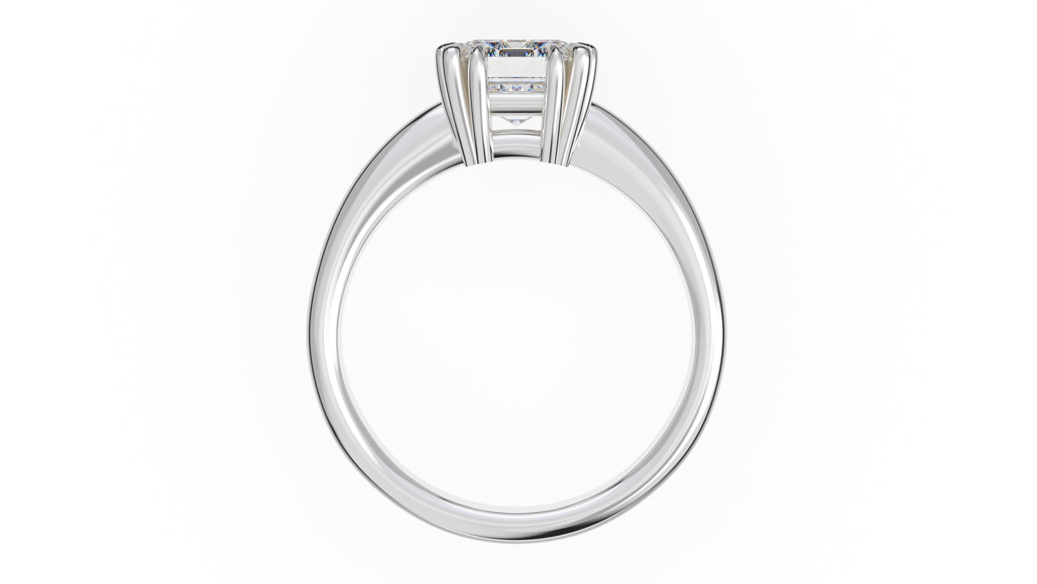 The Thalassa Ring | Emerald Cut - Lavender Creek Gems 