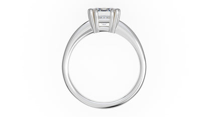 The Thalassa Ring | Emerald Cut - Lavender Creek Gems 