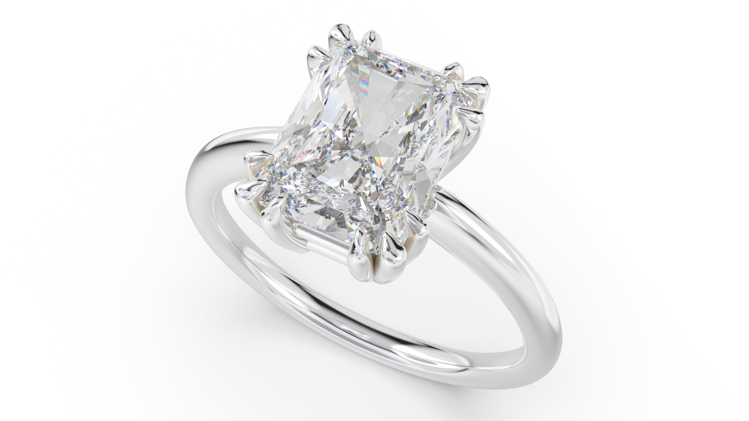 The Thalassa Ring | Radiant - Lavender Creek Gems 