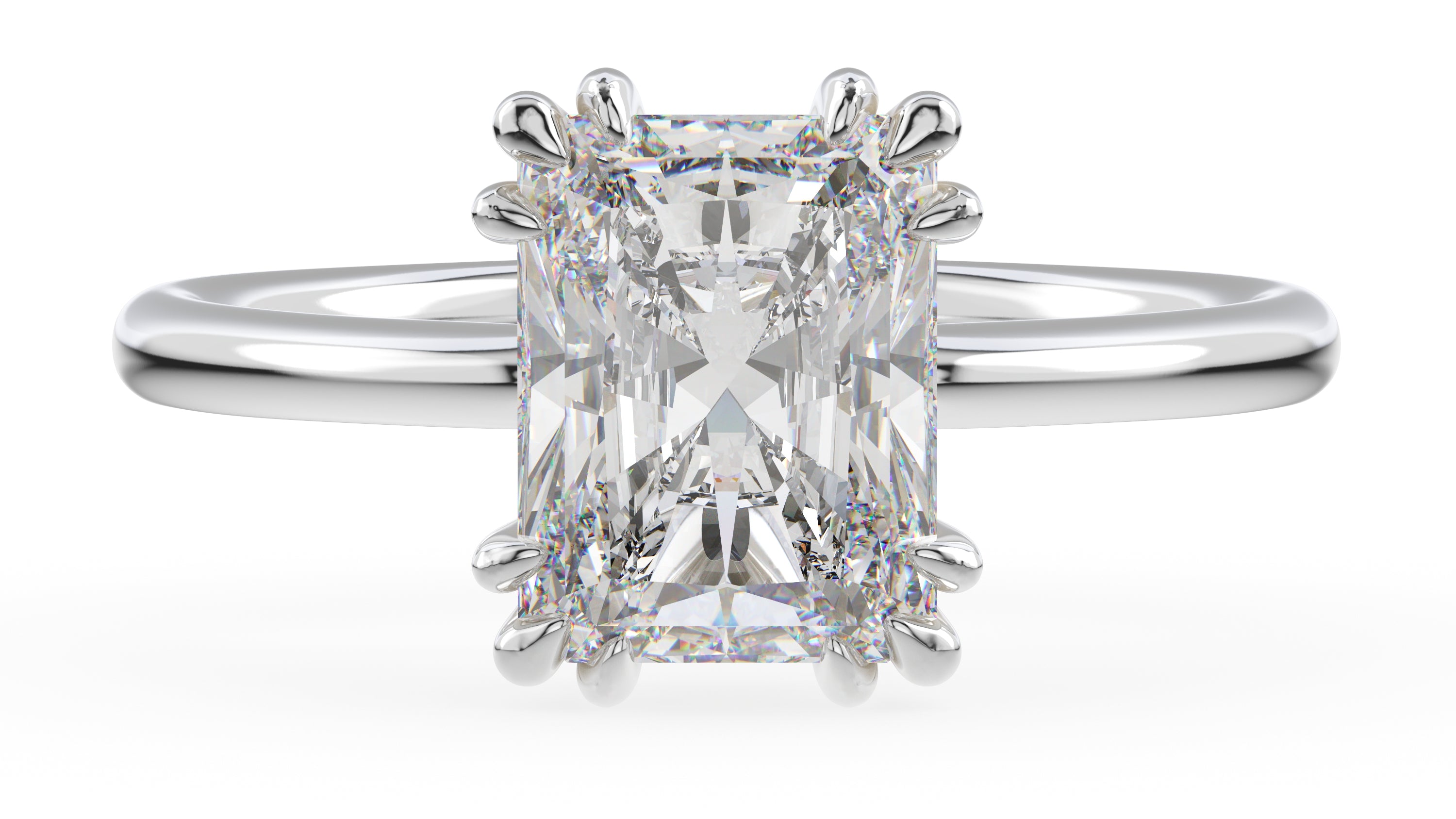 The Thalassa Ring | Radiant - Lavender Creek Gems 