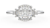 The Sura Ring | Cushion | Setting Only - Lavender Creek Gems 