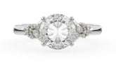 The Lyria Ring | Round | Setting Only - Lavender Creek Gems 