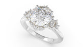 The Naevia Ring | Round | Setting Only - Lavender Creek Gems 