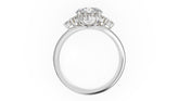 The Naevia Ring | Round | Setting Only - Lavender Creek Gems 