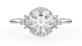 The Sura Ring | Round | Setting Only - Lavender Creek Gems 