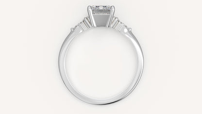 The Low Maeve Ring | Emerald Cut | Setting Only