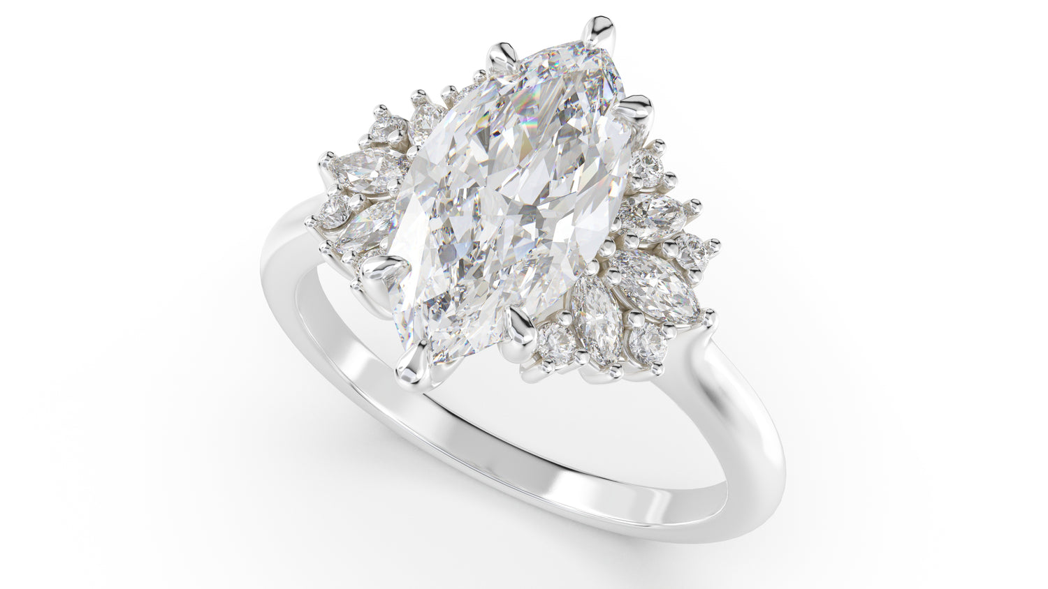 The Ambrosia Ring | Marquise | Setting Only
