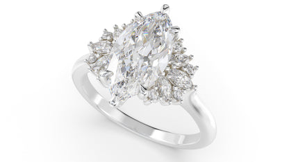 The Ambrosia Ring | Marquise | Setting Only