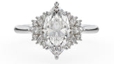 The Ambrosia Ring | Marquise | Setting Only - Lavender Creek Gems 