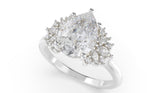 The Ambrosia Ring | Pear | Setting Only - Lavender Creek Gems 