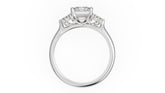 The Ambrosia Ring | Radiant | Setting Only - Lavender Creek Gems 