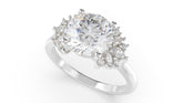 The Ambrosia Ring | Round | Setting Only - Lavender Creek Gems 