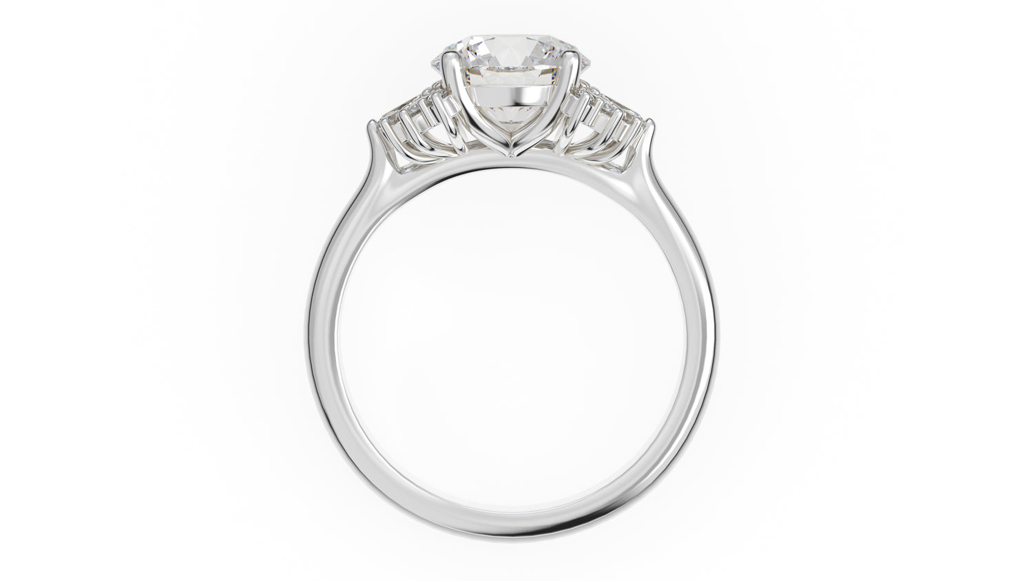 The Ambrosia Ring | Round | Setting Only - Lavender Creek Gems 