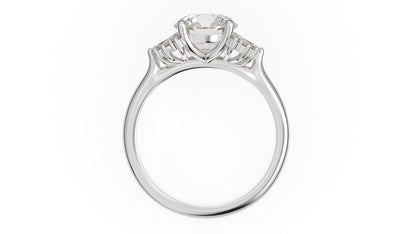 The Ambrosia Ring | Round | Setting Only - Lavender Creek Gems 