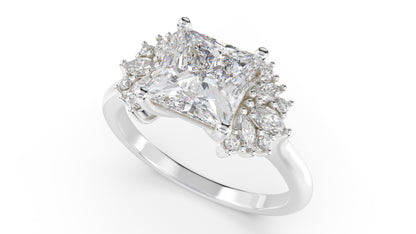 The Ambrosia Ring | Princess | Setting Only - Lavender Creek Gems 