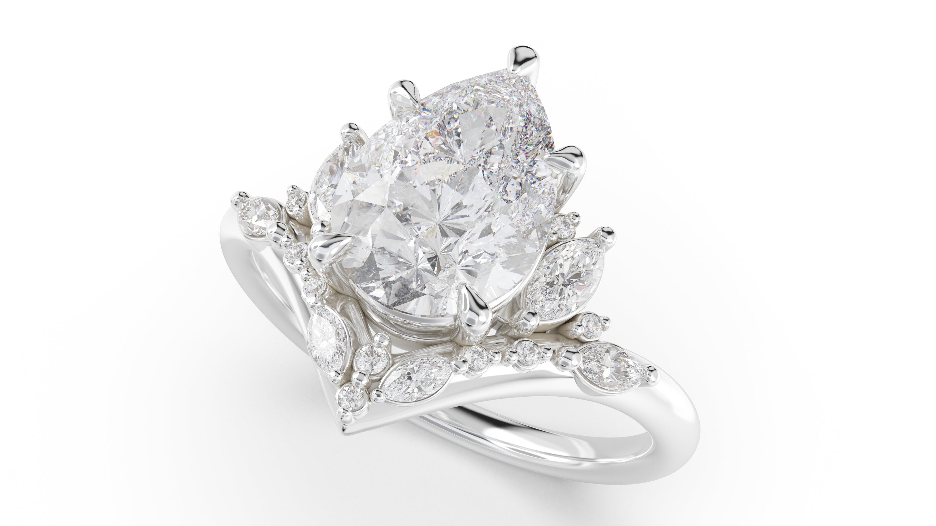 The Aurora Ring | Setting Only - Lavender Creek Gems 