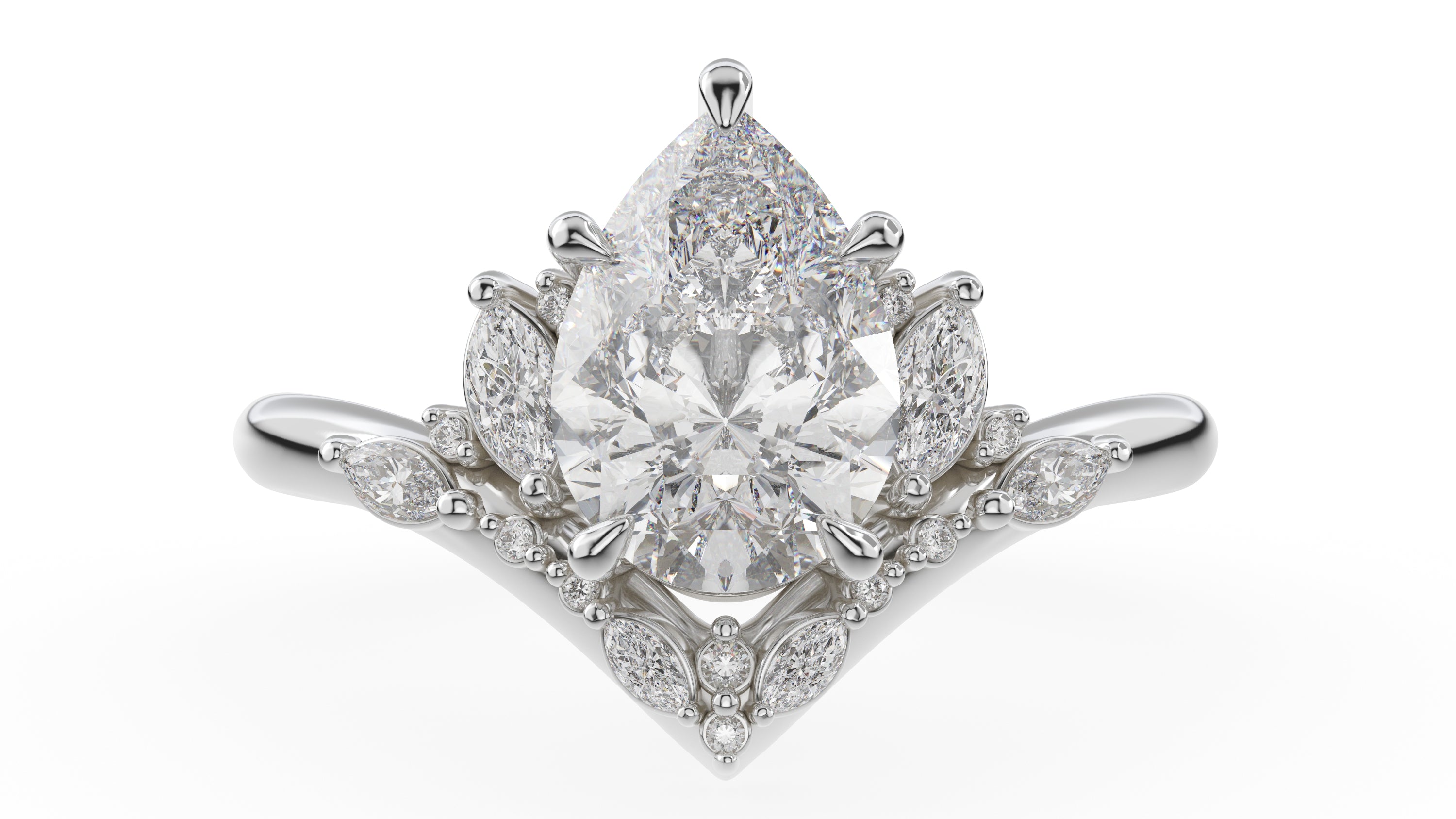 The Aurora Ring | Setting Only - Lavender Creek Gems 