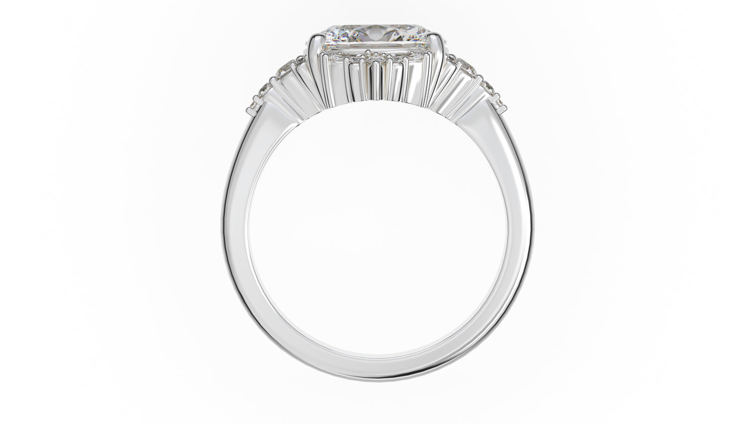 The Comtesse Ring | Oval | Setting Only - Lavender Creek Gems 