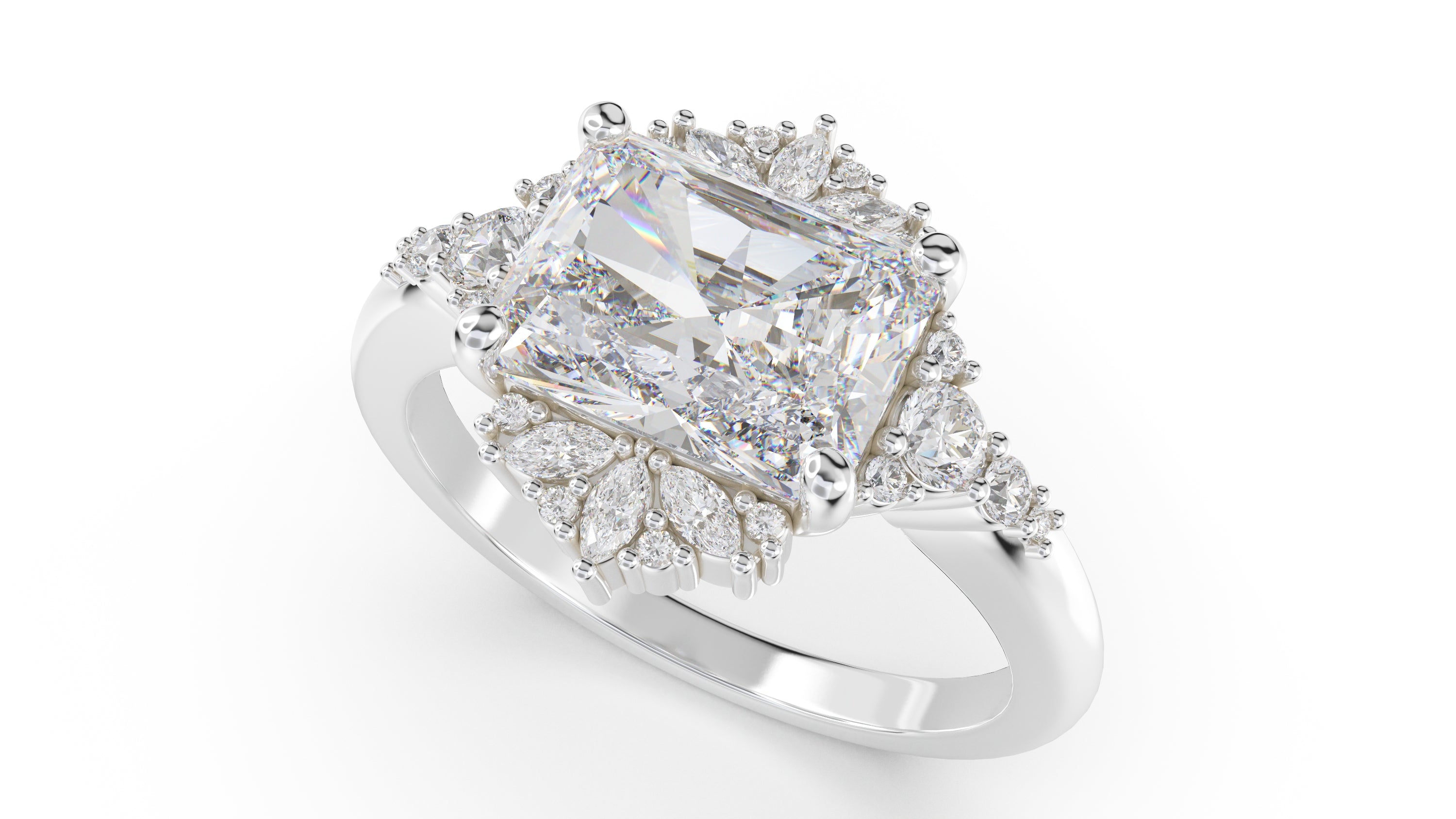 The Comtesse Ring | Radiant | Setting Only