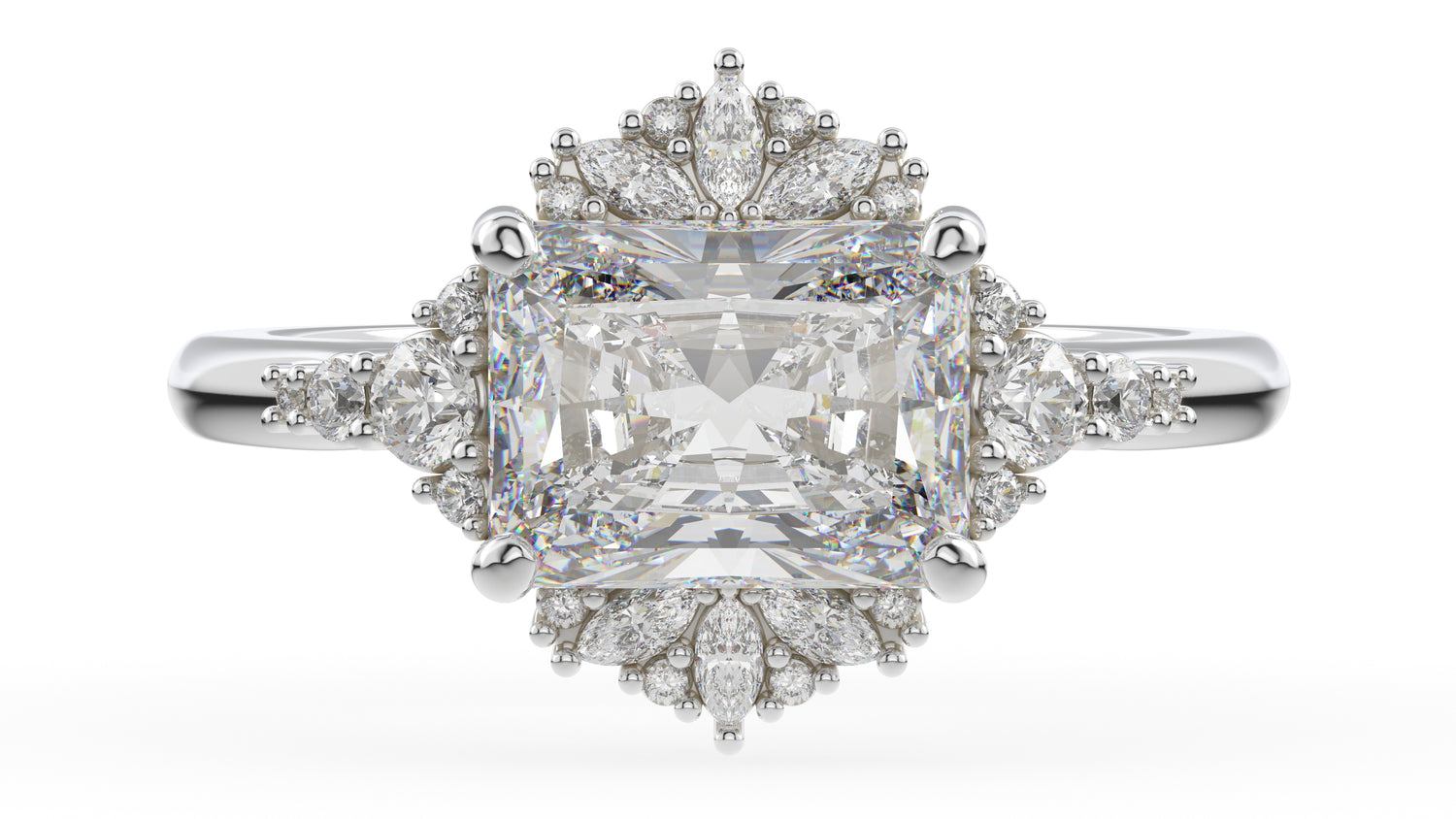 The Comtesse Ring | Radiant | Setting Only