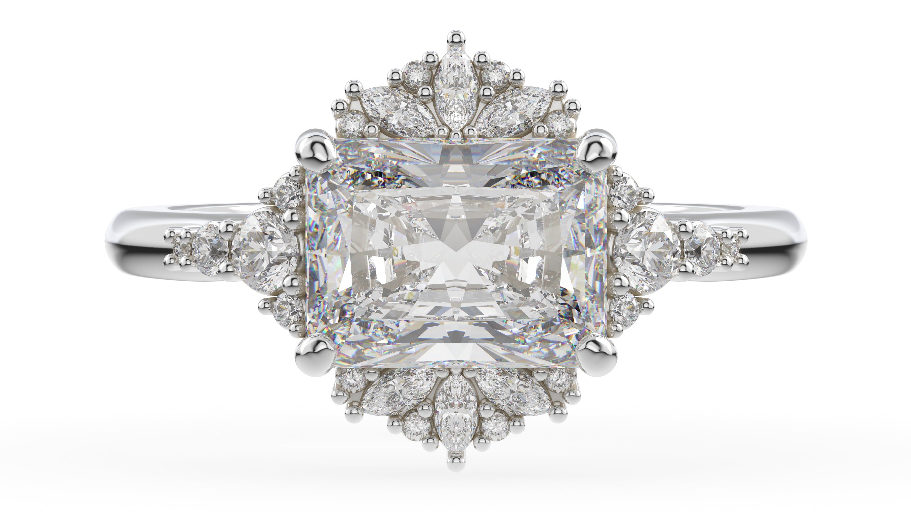 The Comtesse Ring | Radiant | Setting Only