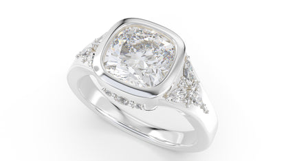 The Daylight Ring | Cushion | Setting Only - Lavender Creek Gems 