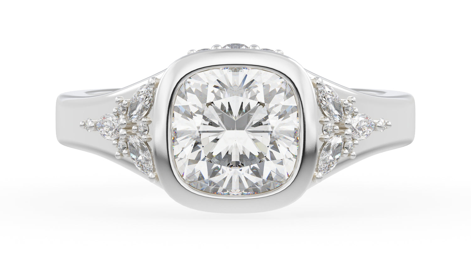 The Daylight Ring | Cushion | Setting Only - Lavender Creek Gems 