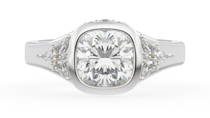 The Daylight Ring | Cushion | Setting Only - Lavender Creek Gems 