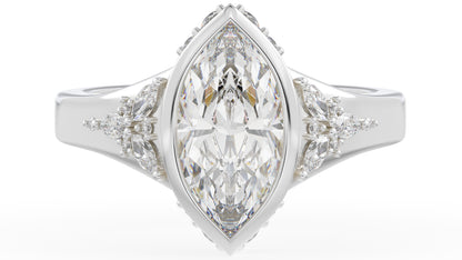 The Daylight Ring | Marquise | Setting Only - Lavender Creek Gems 