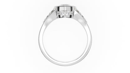 The Daylight Ring | Pear | Setting Only - Lavender Creek Gems 
