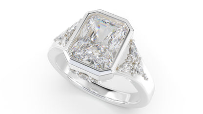 The Daylight Ring | Radiant | Setting Only - Lavender Creek Gems 