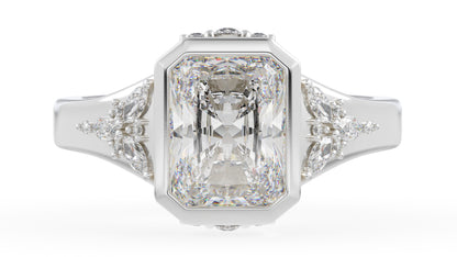 The Daylight Ring | Radiant | Setting Only - Lavender Creek Gems 