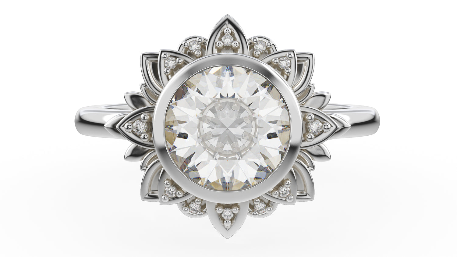 The Lotus Ring - Lavender Creek Gems 