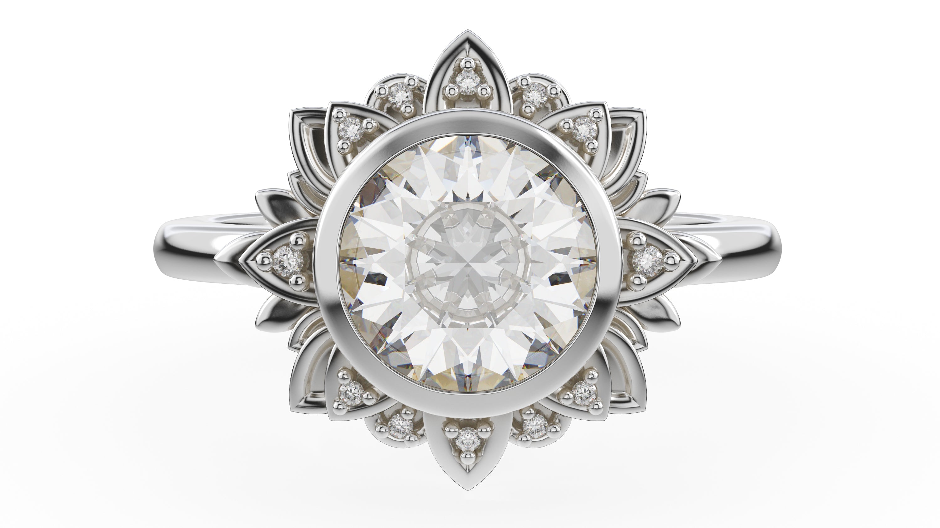 The Lotus Ring - Lavender Creek Gems 