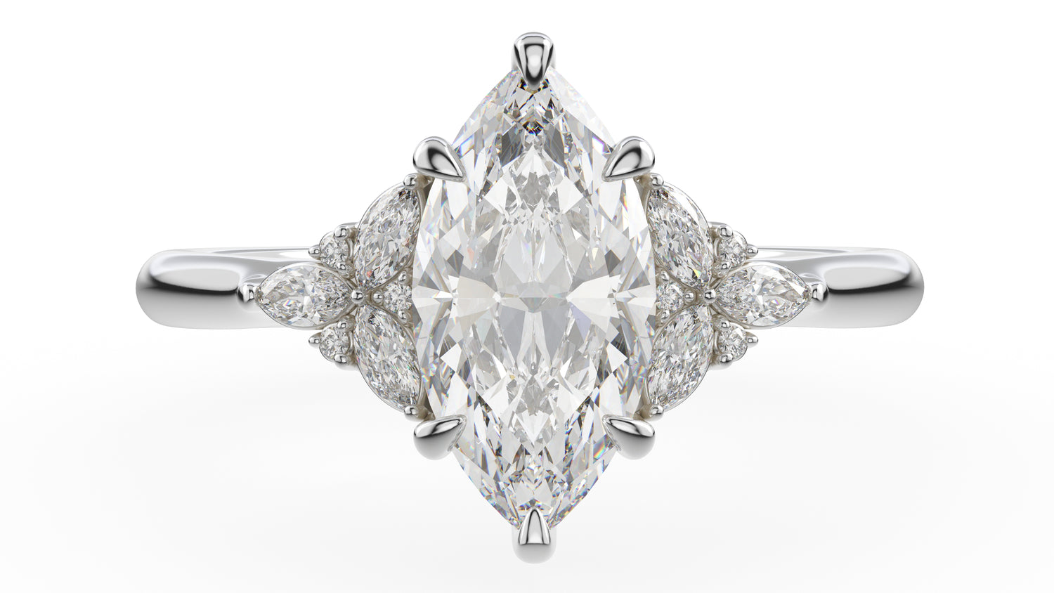 The Meadow Ring | Marquise | Setting Only - Lavender Creek Gems 