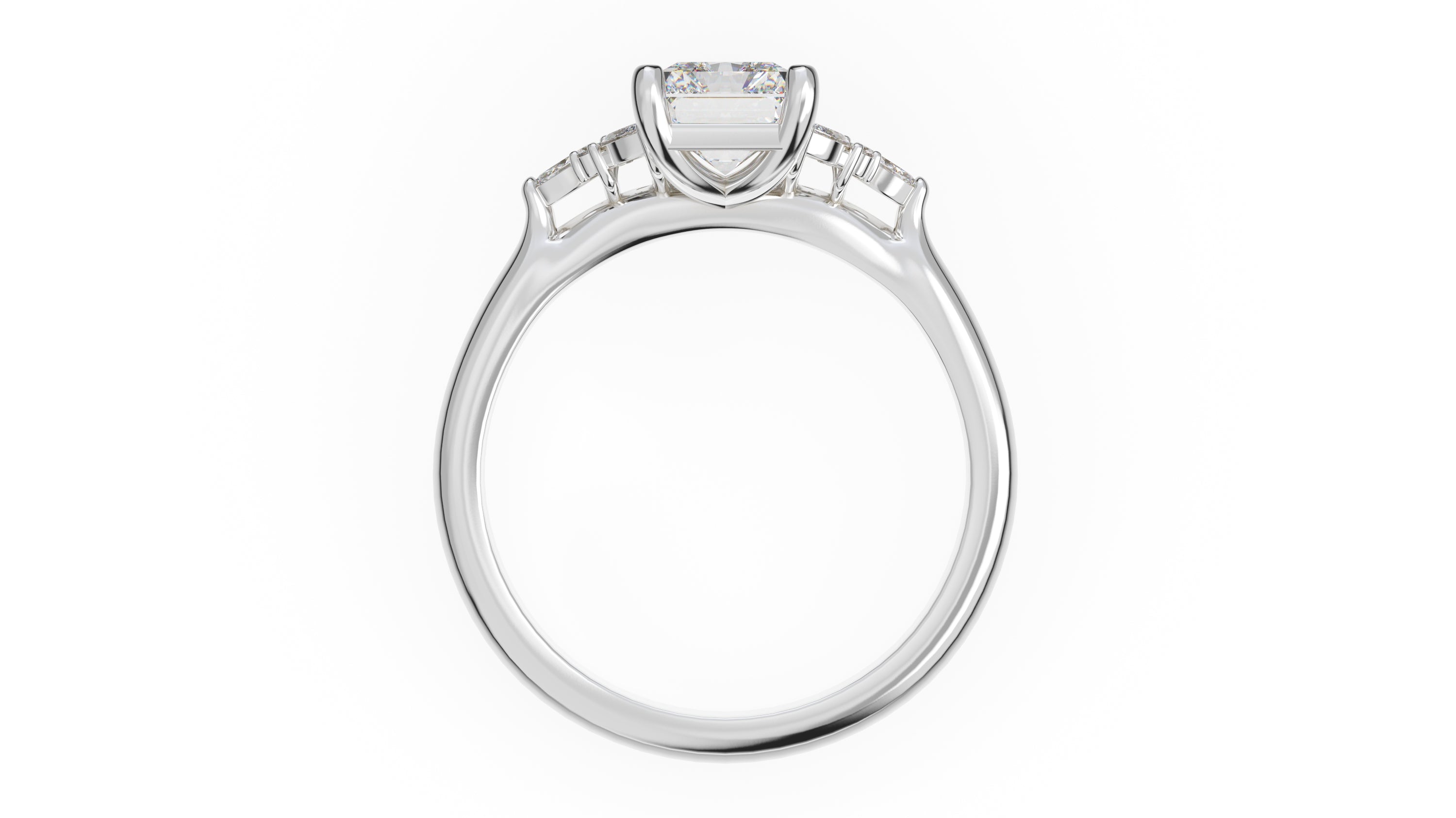 The Meadow Ring | Radiant | Setting Only - Lavender Creek Gems 