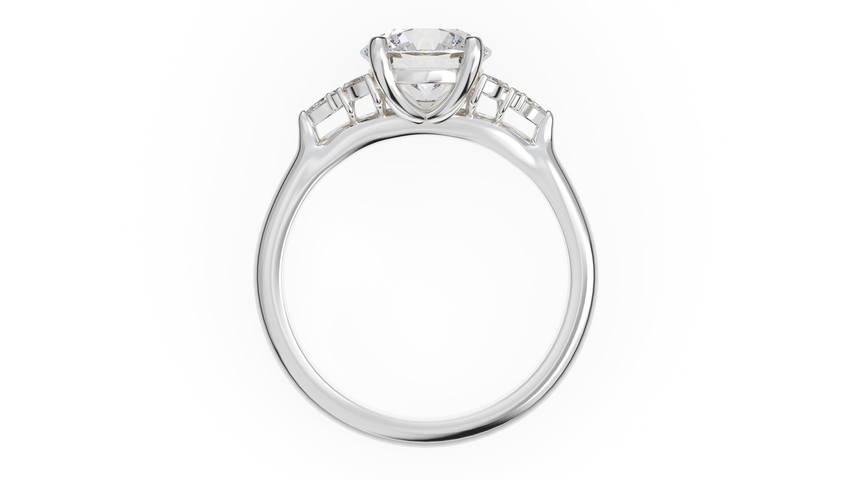 The Meadow Ring | Round | Setting Only - Lavender Creek Gems 
