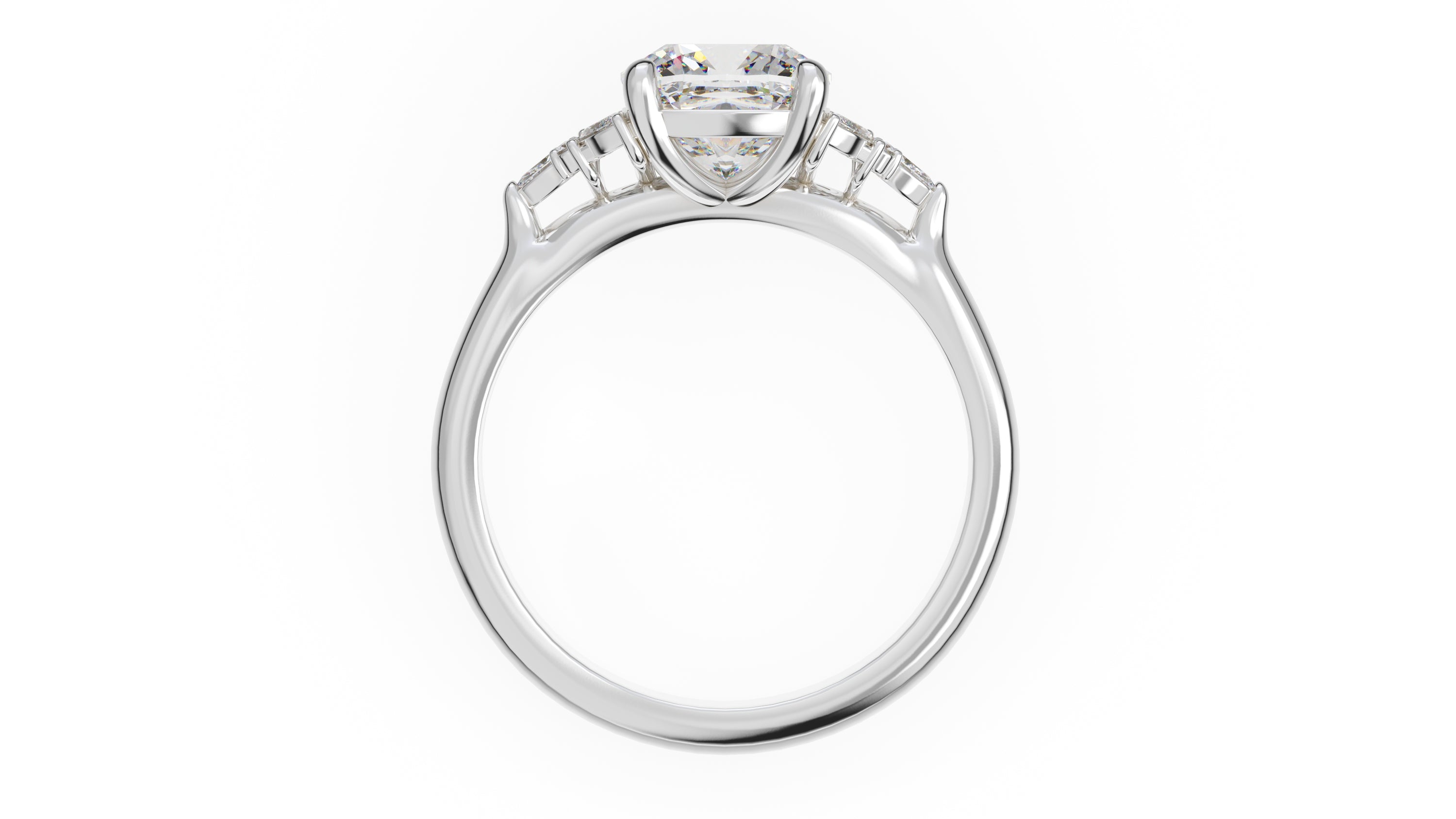 The Meadow Ring | Cushion | Setting Only - Lavender Creek Gems 