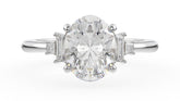 The Mira Ring | Oval | Setting Only - Lavender Creek Gems 
