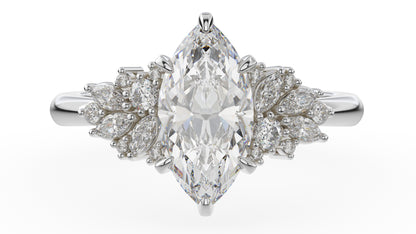 The Rosalie Ring | Marquise | Setting Only - Lavender Creek Gems 