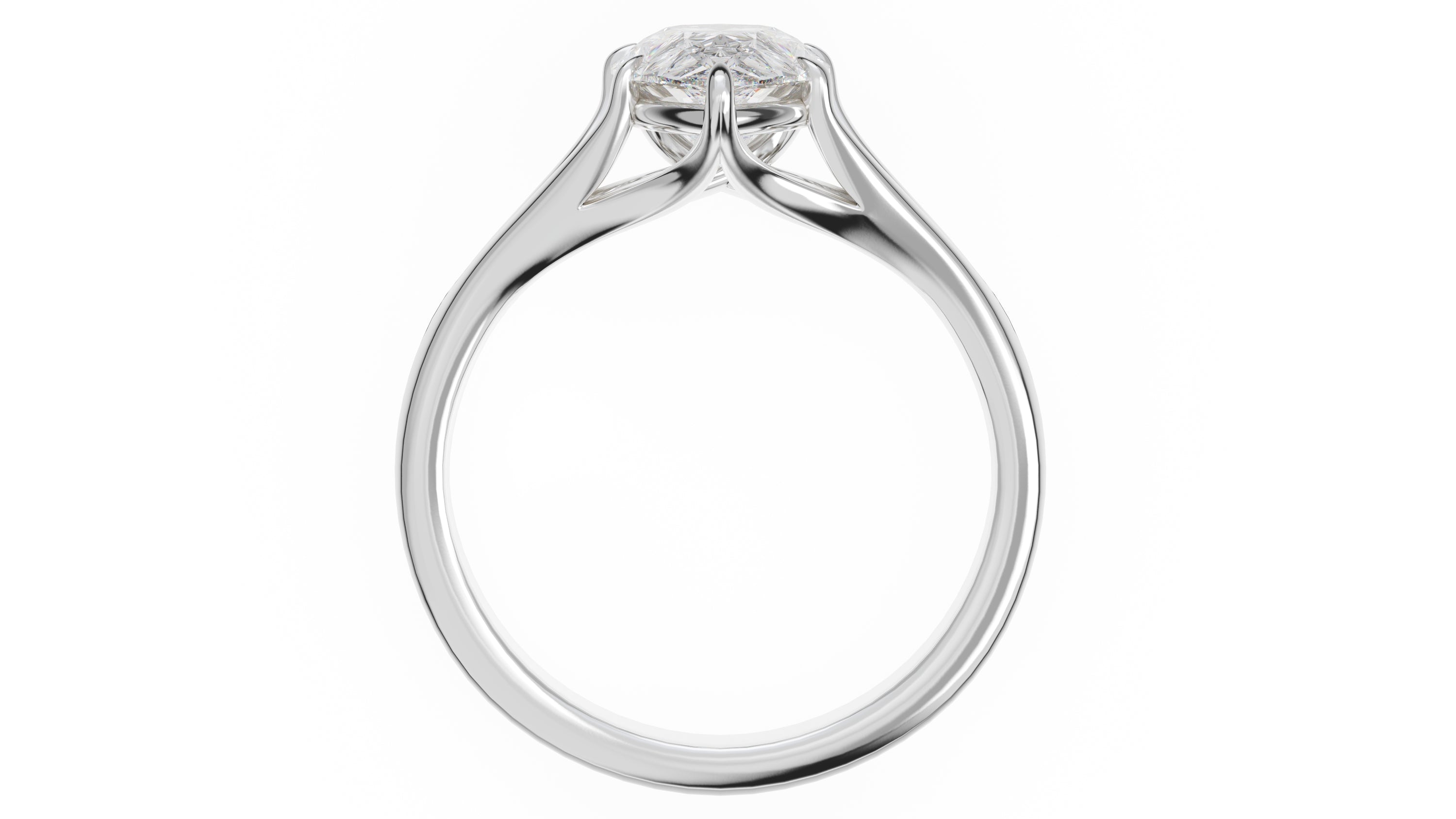 The Weaver Ring | Pear | Setting Only - Lavender Creek Gems 