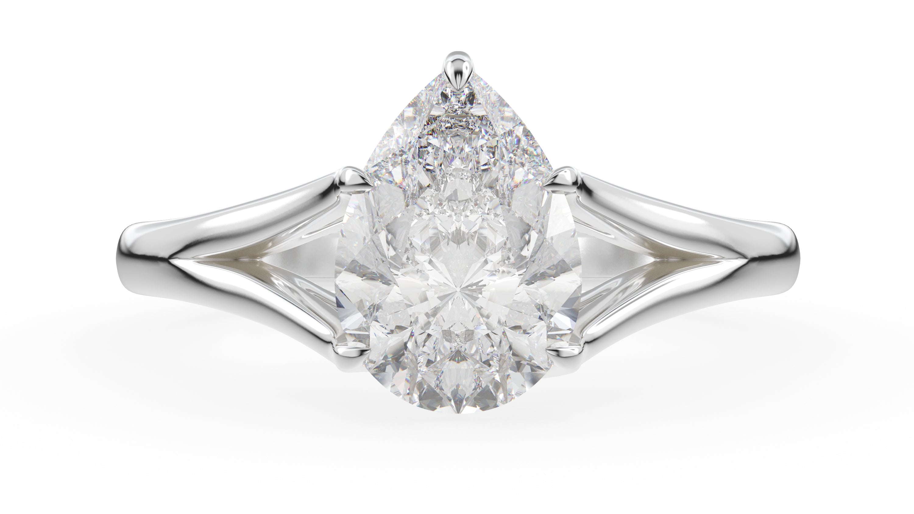 The Weaver Ring | Pear | Setting Only - Lavender Creek Gems 