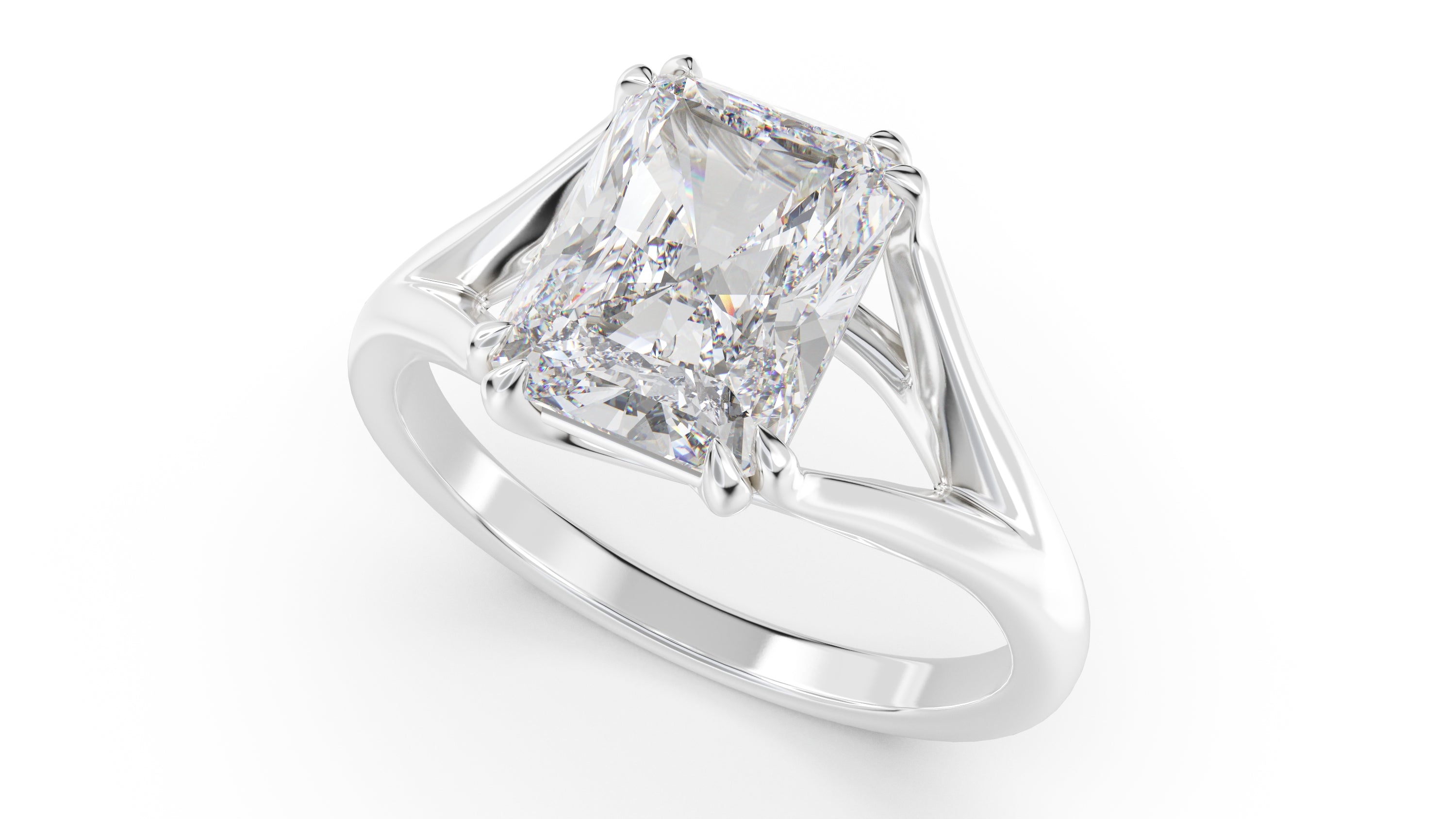 The Weaver Ring | Radiant | Setting Only - Lavender Creek Gems 