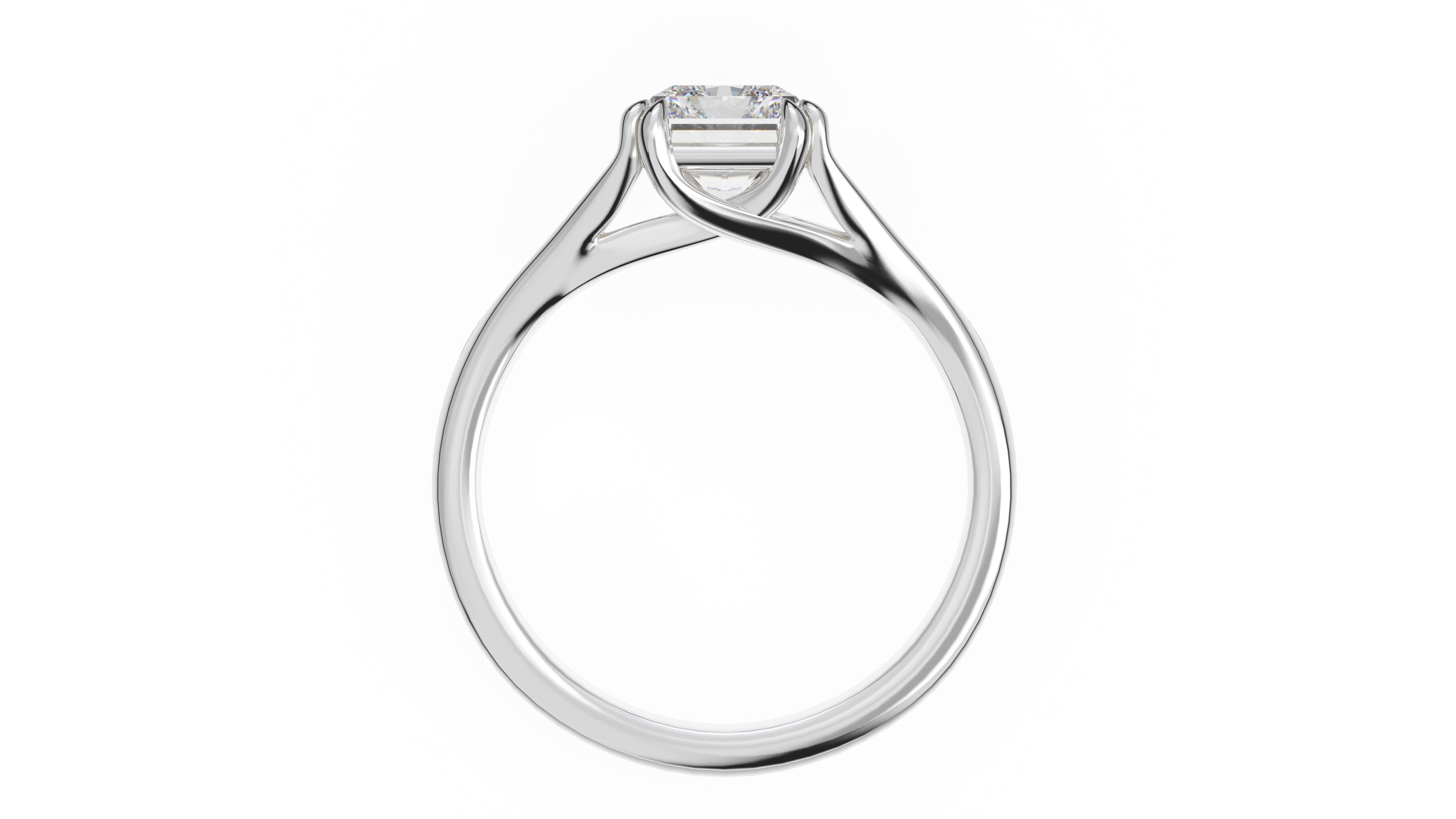 The Weaver Ring | Radiant | Setting Only - Lavender Creek Gems 
