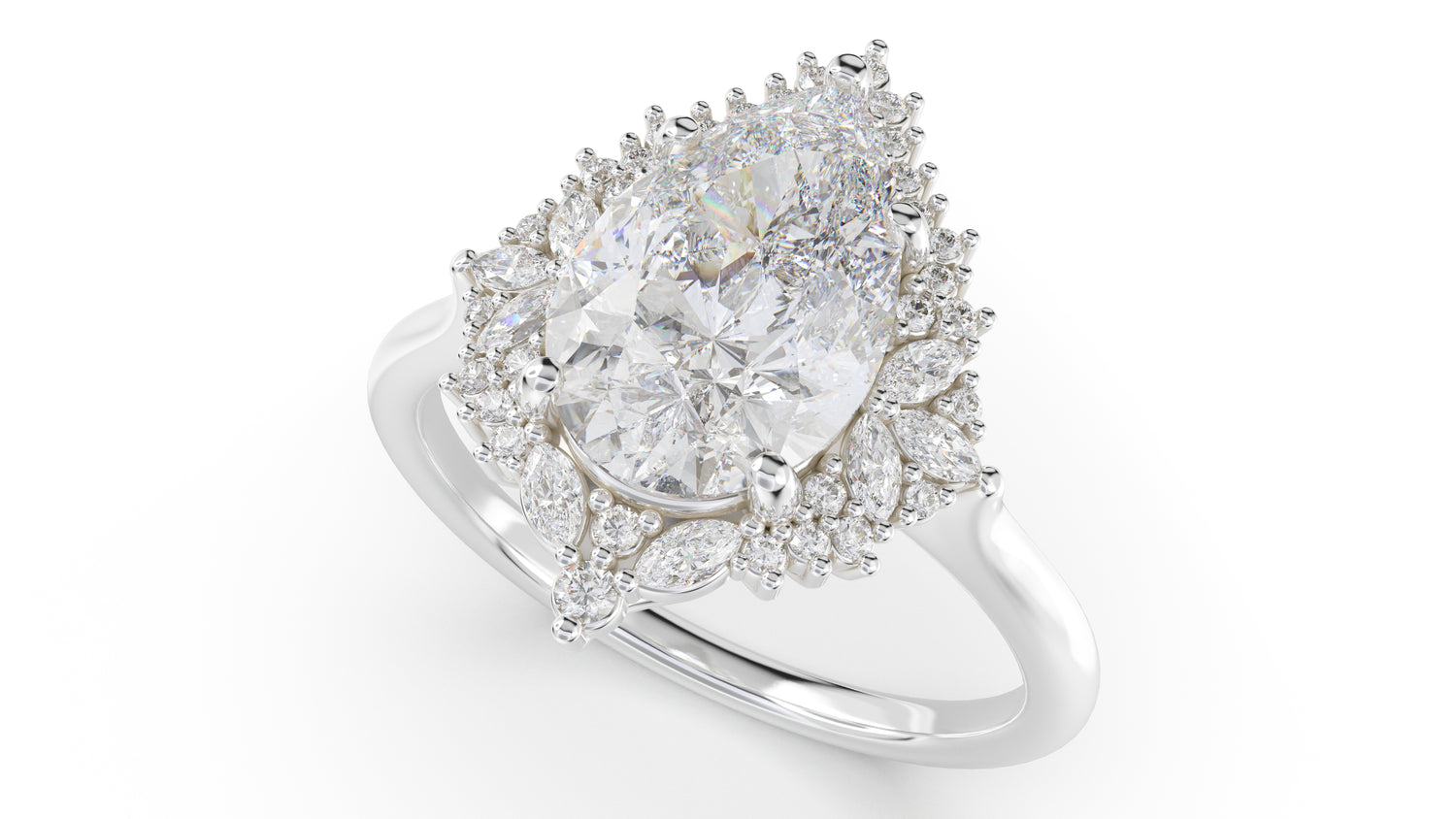The Wisteria Ring | Setting Only - Lavender Creek Gems 