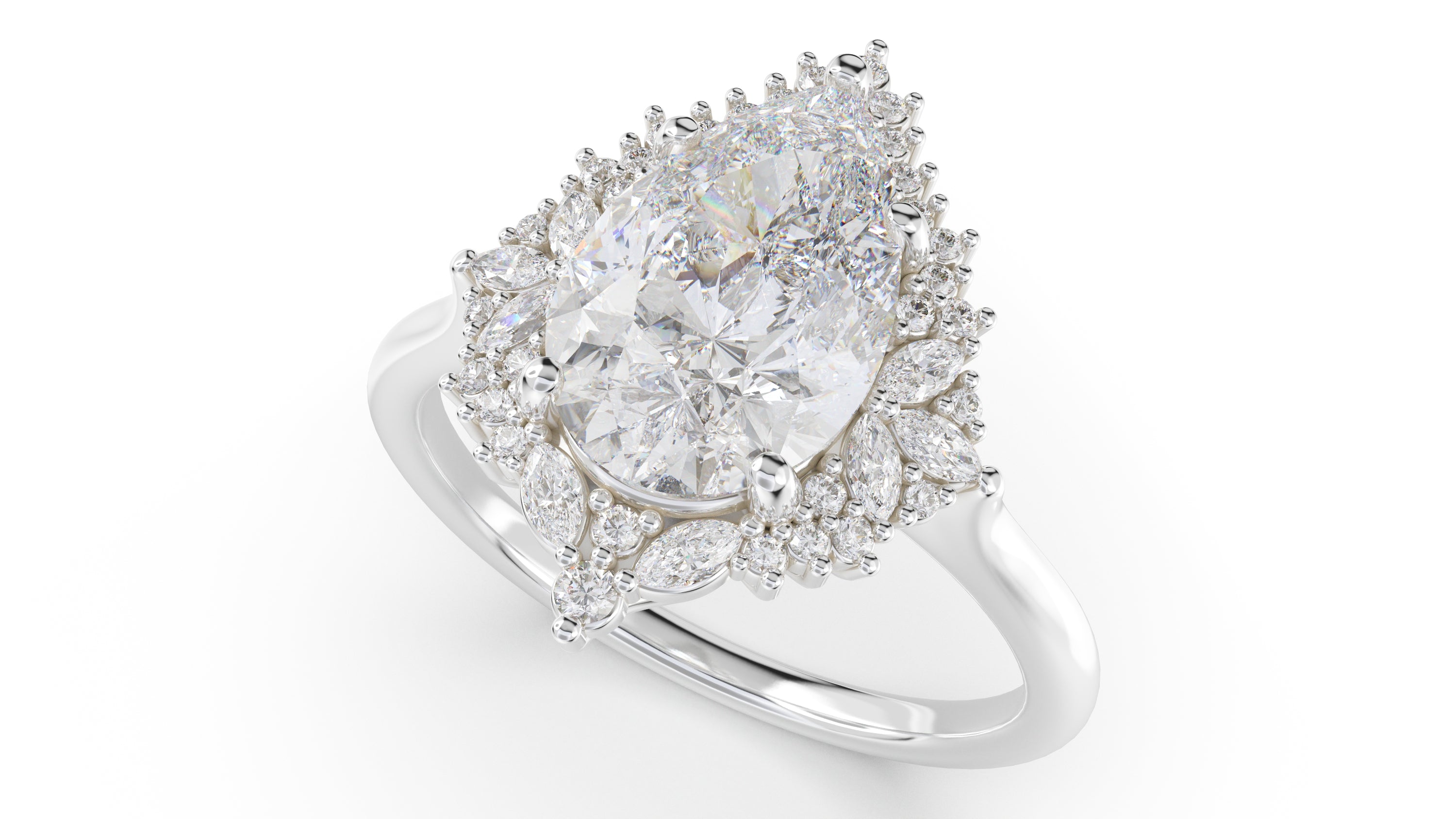 The Wisteria Ring | Setting Only - Lavender Creek Gems 