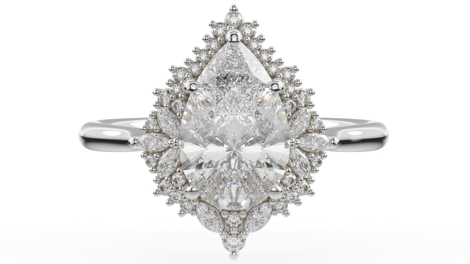 The Wisteria Ring | Setting Only - Lavender Creek Gems 